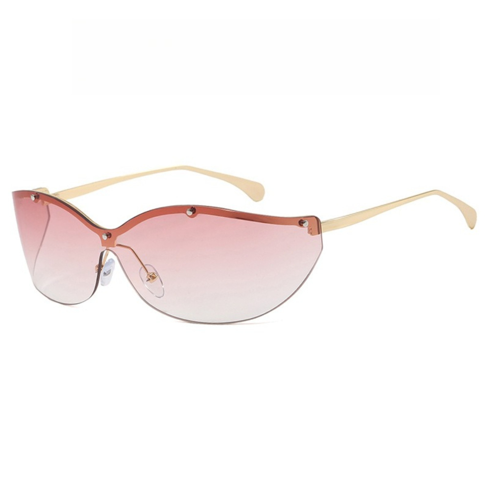 Y2K Rimless Cut-Edge Studded S - огляд і ціна Women Fashion Photoshoot
