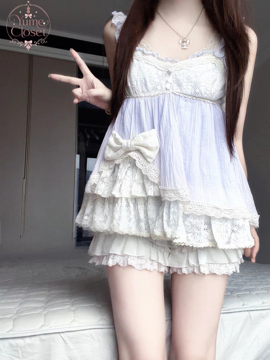 Coquette Ryousangata Dollcore  - огляд і ціна Lace Trim Cami