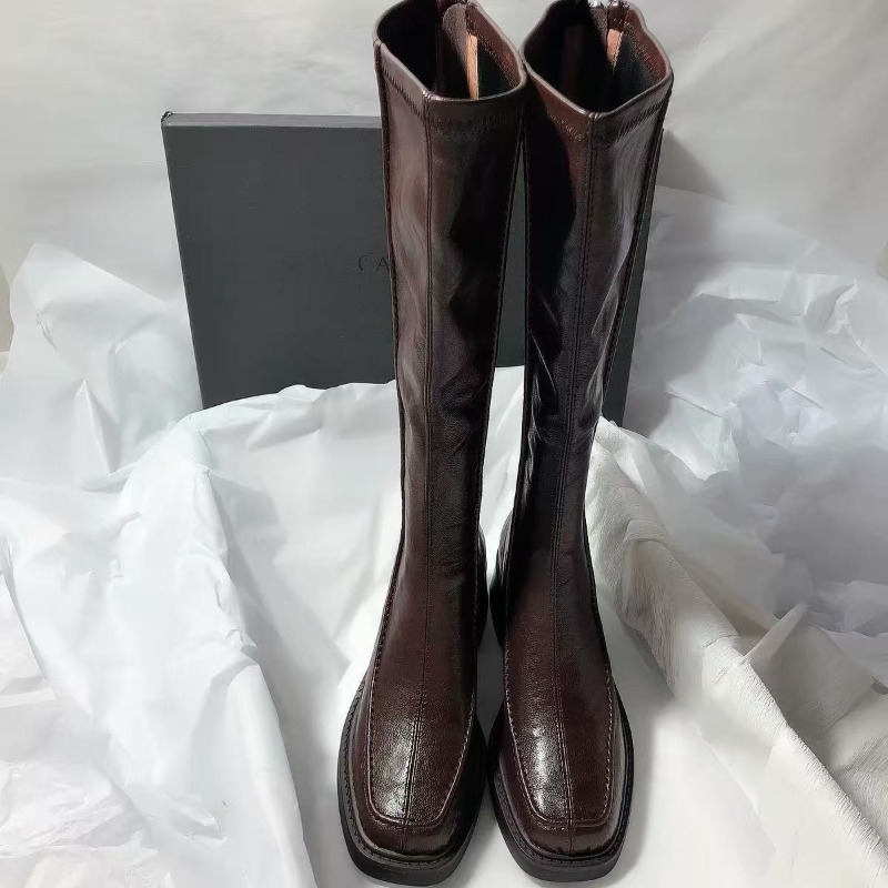 Round-toe Thick-soled Long Boo - огляд і ціна Women'S Fashion Knee High Boots