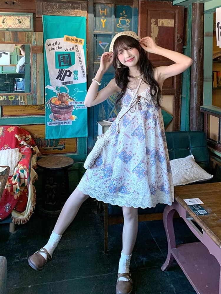 Summer Vintage Cami Dress Set  - огляд і ціна Lace Trim Cami