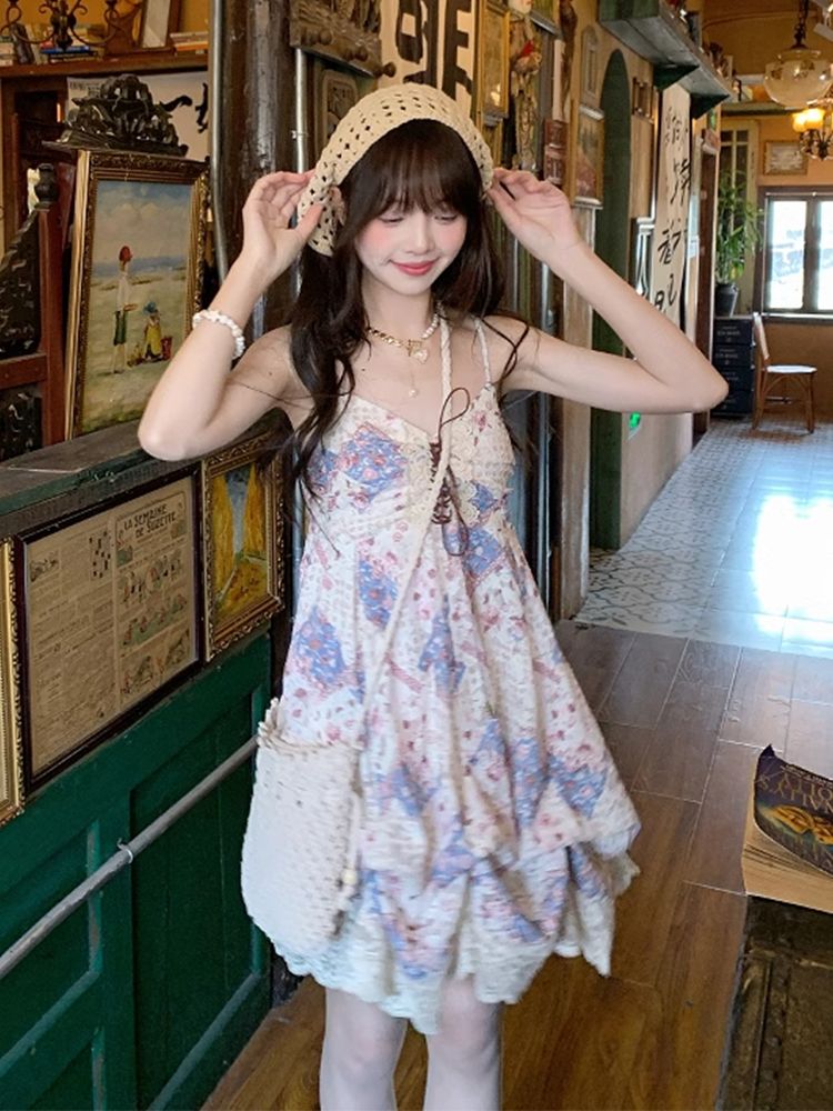 Summer Vintage Cami Dress Set  - огляд і ціна Lace Trim Cami