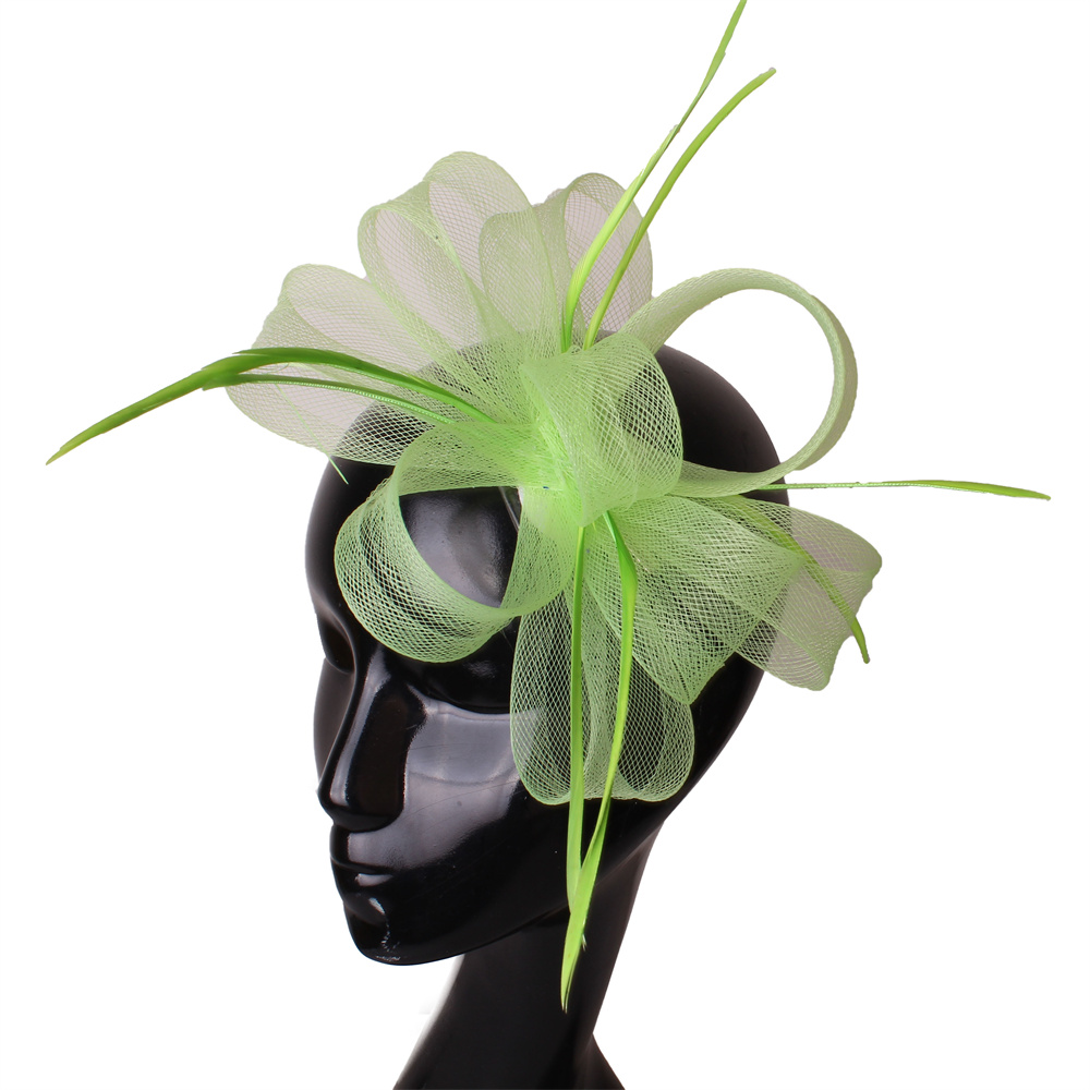 Feathers Ribbon Fascinator Hat - огляд і ціна Women'S Fashion Kentucky Derby
