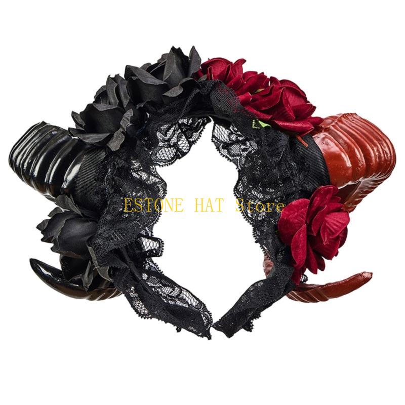 49MF Floral Animal Horn Shaped - огляд і ціна Women Fashion Photoshoot